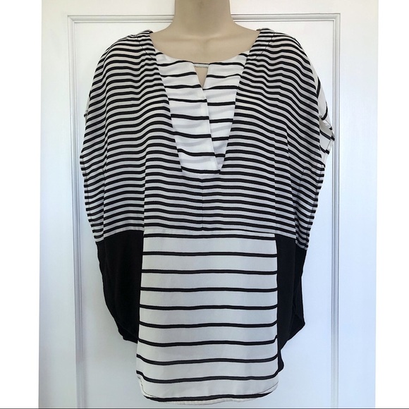 One September Anthropologie "Madrigal" Stripe Top - Picture 2 of 8